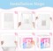 Baby Boxes with 41 Letters and 36 Balloons, 4pcs Clear Balloon Boxes for Baby Shower Gender Reveal Girl Boy Blocks Birthday Party Decorations